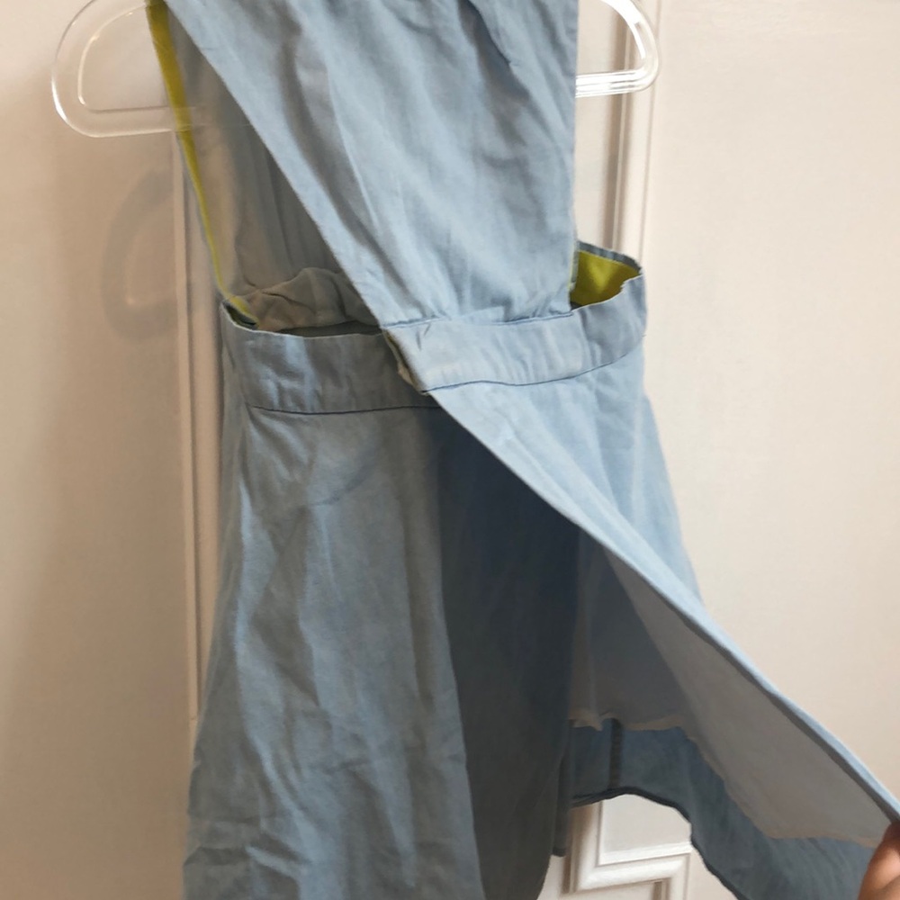 Tia Cibani Light Blue V-Neck Top - Picture 4 of 4